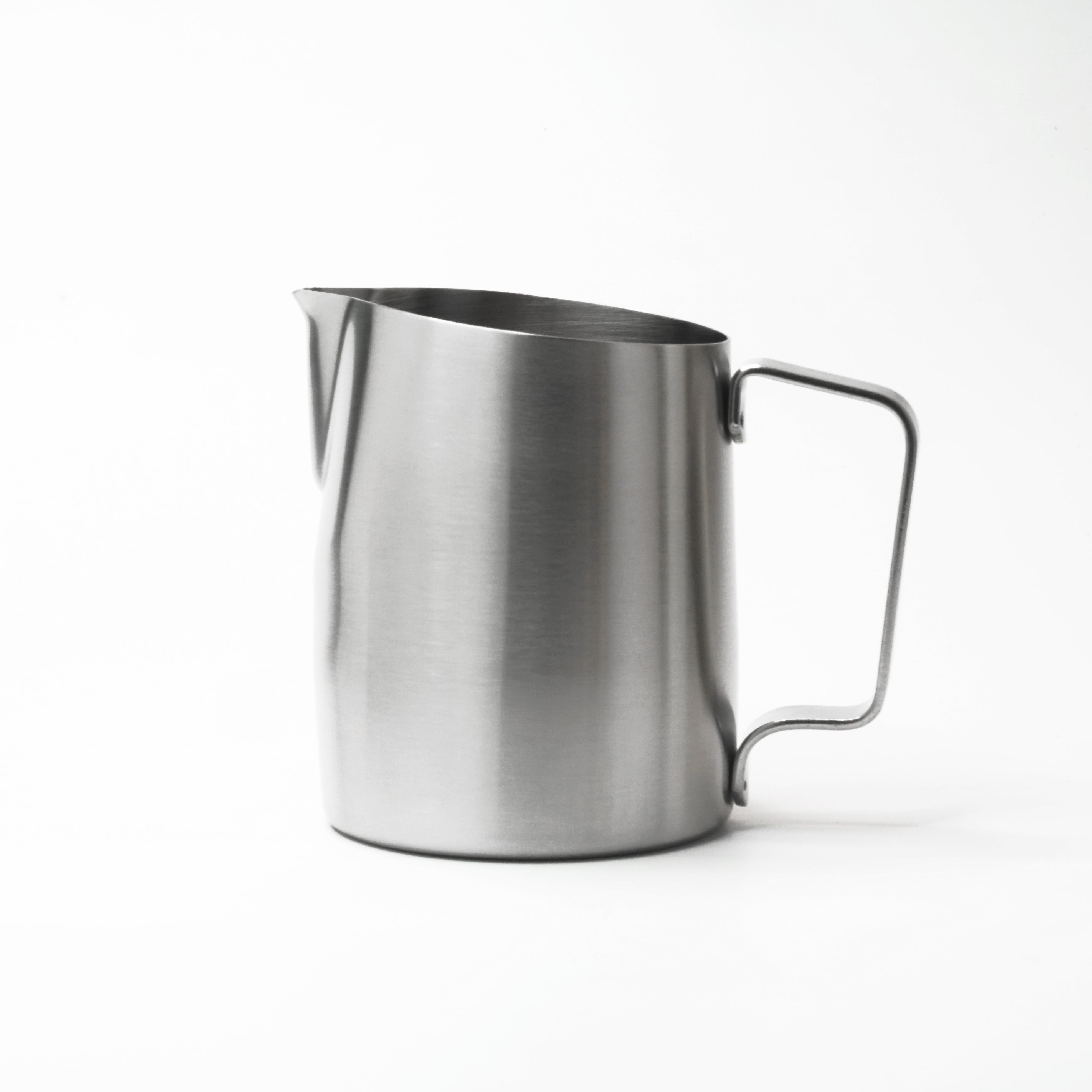 WPM 17oz Milk Pitcher with Tapered Spout and Dual Volume Indicator